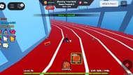 Inside Running Track Raid (Image via Roblox)